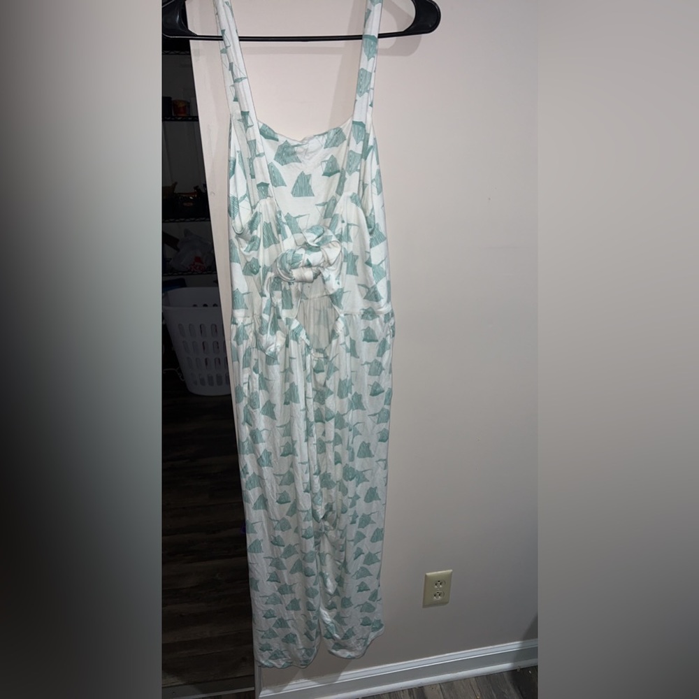 Womens Kate Quinn jumpsuit “blue beach tents”